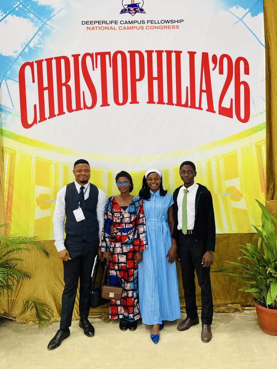 DanielOklobia's tweet photo. Christophilia’26 for me was nothing short of amazing encounters with God. Thank you DLCF 🙌
I’ve been transformed so it’s time to transform every campus and culture. 🤗
Happy Christophilia Sunday
#Christophilia
#timelesschrist https://t.co/OXZeESfDiR