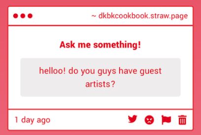 dkbkcookbook's tweet photo. Hello! We do indeed have our guest line-up onboard! Please look forward to introductions to our lovely guests coming up soon through the application period! 🍳 ✨ https://t.co/DoVK96gty6