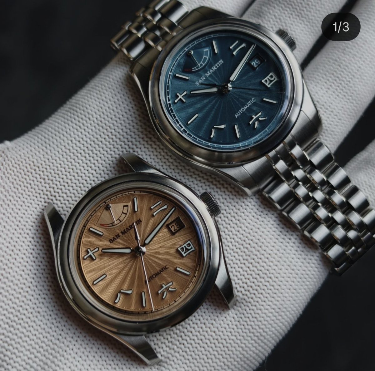 thatbeingsaidd's tweet photo. What's fascinating is how clearly they demonstrate the progress of Chinese manufacturing. The finishing, the textures, the complexity of the dials — these are not easy things to execute at their price points.

And yet, looking at some of their products, I can't shake the feeling that all that technical ability is in service of the wrong goal.

It's as if the watchmaker wants you to notice everything they've managed to accomplish, rather than how beautifully the whole thing comes together.

The result is products that are absolute technical spec monsters, but look garish af. San Martin is prime example.

Perhaps that's the next frontier for Chinese manufacturing: moving beyond proving what is technically possible, towards understanding what is actually beautiful.