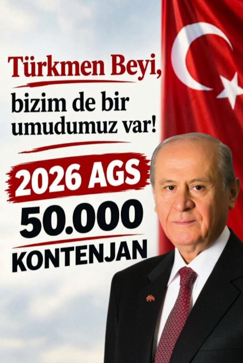 AGSkontenjan's tweet photo. Eğitim davamıza gönül vermiş genç neferler olarak, Sayın Devlet Bahçeli'nin 2026 AGS kontenjanlarının 50 bine çıkarılmasında Meclis'te tarihî bir rol üstlenmesini umuyoruz. @dbdevletbahceli @MHP_Bilgi @MhpTbmmGrubu @PrfDrFilizKilic @ersoyruhi @ismailozdemirrr @ayyildirim1 @Ulku_Ocaklari @TalipGeylan06 #TürkmenbeyiAgs50Bin