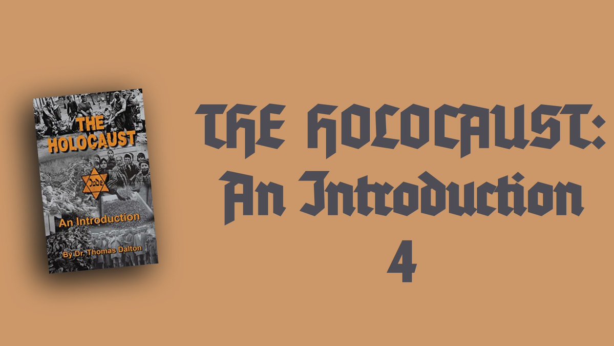 H0PPEAN's tweet photo. The fourth and last episode of the book club on The Holocaust: An Introduction by Dr. Thomas Dalton is live.

Link in the comments below \/ https://t.co/ZOAtZzvHiR