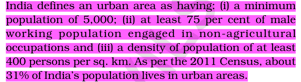 GoNcerts's tweet photo. ✅ Answer: (a) 5,000
Census "urban" needs all 3: population ≥5,000, ≥75% of male workers in non-farm jobs, density ≥400/sq km.
📘 NCERT Polity Class 11, p.227
#UPSC #UPSC2027 #NCERT #UPSCPrelims #Polity https://t.co/wzLYD3ICOk