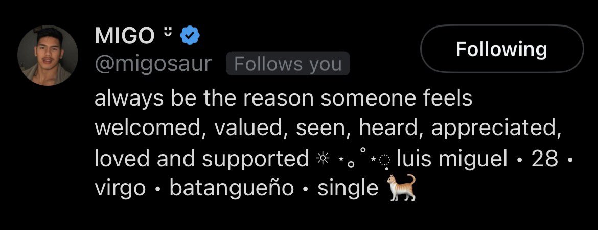 machu_mannn's tweet photo. Omg my X crush followed meeee, itigil na natin lahat ito hahaha kimmy! Hello kuya migo 😚 https://t.co/Pxvhuhc716