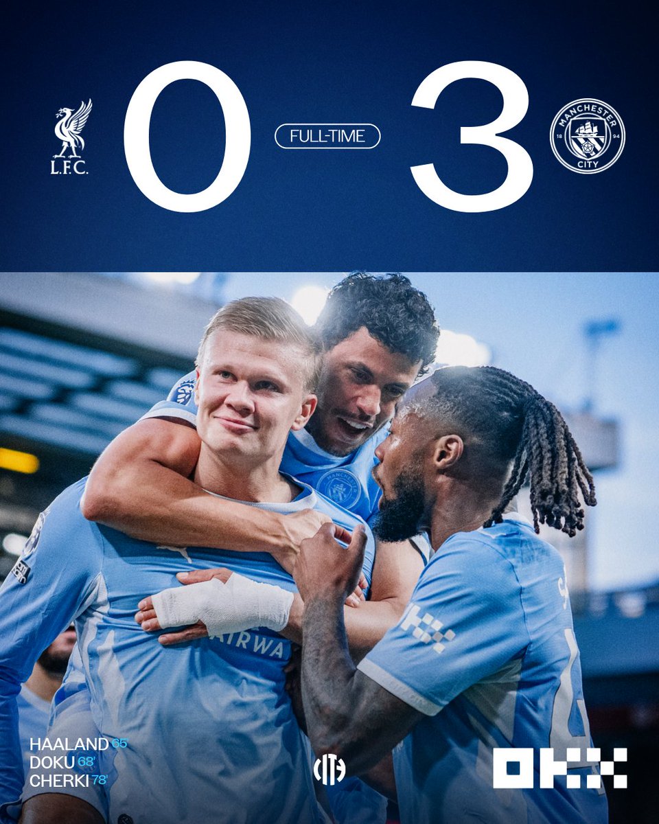 ManCity's tweet photo. What a win! 💪🩵

🔴 0-3 🩵 @okx https://t.co/NtvkZSDU6y