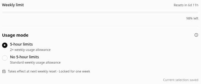 darlingm48185's tweet photo. @thsottiaux Let people decide!  Add this option to Codex! https://t.co/taUsgf4xMl
