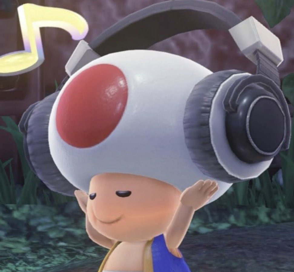 yazmintrini_'s tweet photo. Cada vez que veo a Armando con audífonos, me recuerda a este Toad https://t.co/qMHSFfSCGl