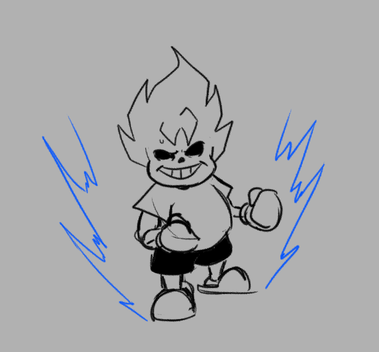 BigBlueAxolotl's tweet photo. Sans Phase Ssj1 https://t.co/ahSewDXUwi