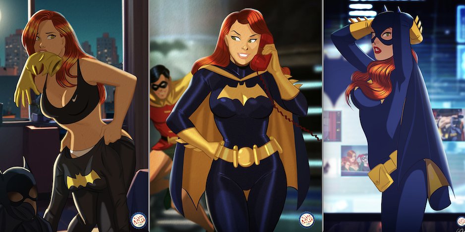 absolutelyaura0's tweet photo. Batgirl is always on the Go.. go.. go! https://t.co/q6ptoAEY23