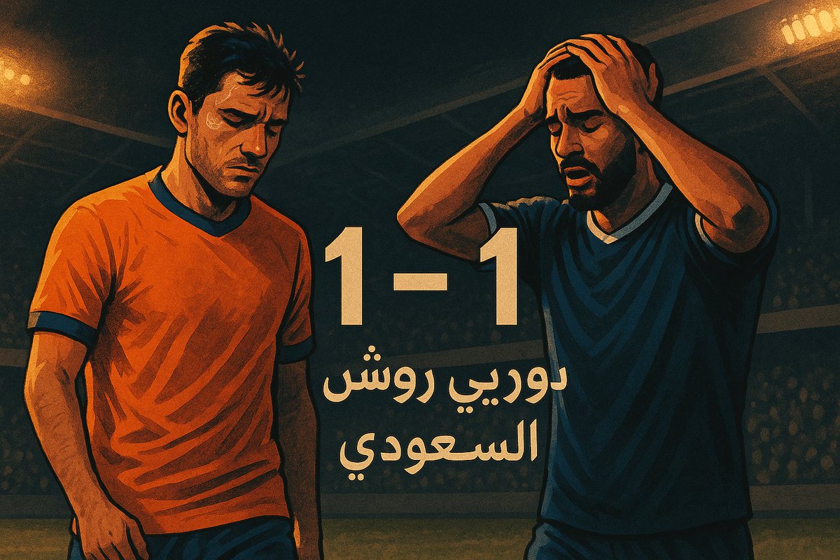 KoftaNews's tweet photo. الفيحاء والرياض تعادلا 1-1 في دوري روشن السعودي.

نقلًا من: اخبار كرة القدم
https://t.co/GXQ8gHUvOe https://t.co/xisGbudJmE