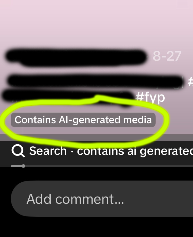 loganstakeley's tweet photo. How to avoid TikTok’s “AI-Generated” label 👇

The method I’ve found most effective:

1. Save your video to your camera roll.
2. Open the video and play it full screen.
3. Screen record it directly from your phone.
4. Trim the screen recording to remove any extra footage.
5. Upload the screen recording to TikTok instead of the original file.

Why I prefer this method:

-Most metadata strippers I’ve tried don’t work consistently.
-Screen recording creates a new video file.
-It can change or remove some original metadata.