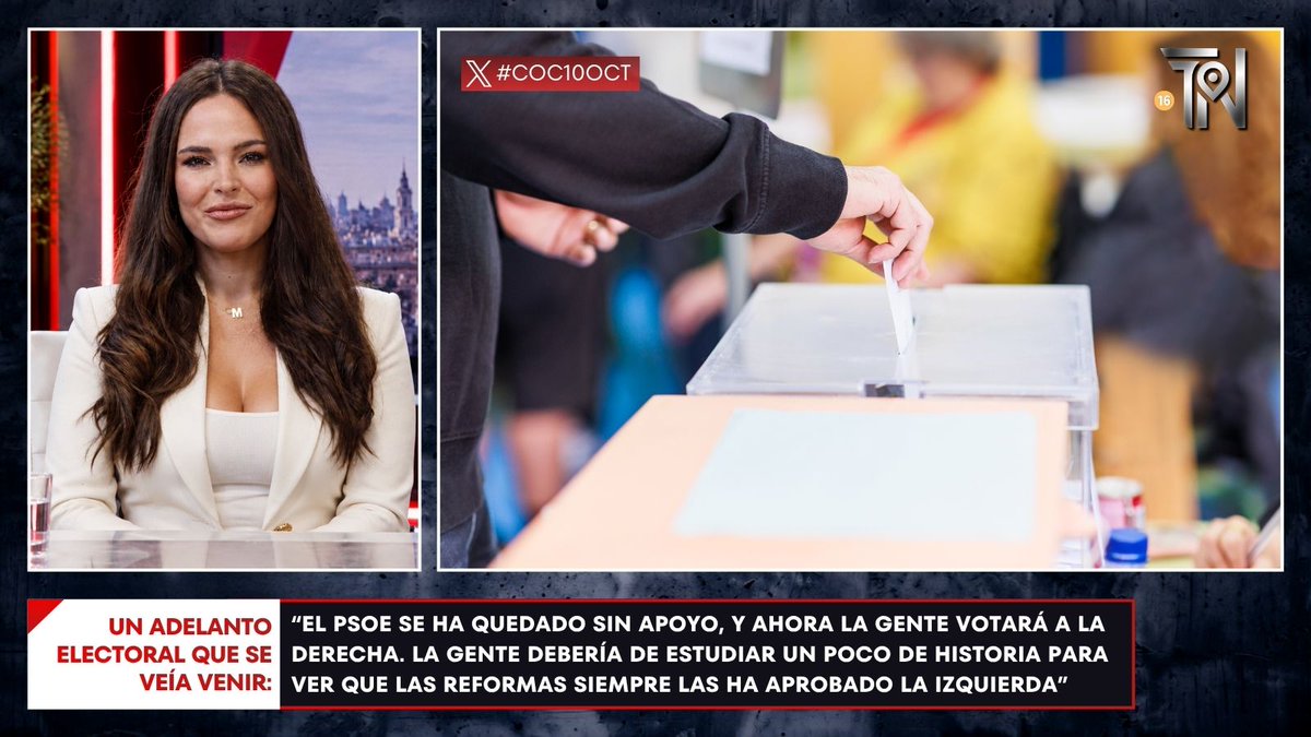 TerradoNews's tweet photo. 🎙️ @PenateGH sacude el debate político con su análisis sobre el desgaste del PSOE y el giro electoral.
📺 "El PSOE se ha quedado sin apoyo. La gente debería estudiar historia para recordar quién ha impulsado las reformas."
⭕️ #CoC11Oct https://t.co/z7bC4sPKFQ