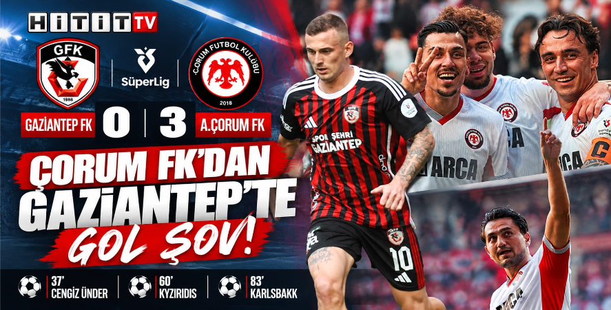 HitittvNet's tweet photo. https://t.co/raoA2WRHmG
https://t.co/WdZrvMa588
GAZİANTEP'TE SADECE 3 PUAN DEĞİL
YENİ BİR ÇORUM FK DOĞDU!
Elvan Simsek | Hitit TV Net Genel Yayın Yönetmeni
– Spor Gündemi ...
Cengiz perdeyi açtı, Kyziridis farkı artırdı, Karlsbakk noktayı koydu.
- Trendyol Süper Lig'in 7. haftasında Gaziantep deplasmanına çıkan Arca Çorum FK, sahadan 3-0'lık net bir galibiyetle ayrıldı. Ancak bu karşılaşmayı yalnızca skor tabelasındaki üç golle değerlendirmek, kırmızı-siyahlıların ortaya koyduğu değişimi görmezden gelmek olur...
- Çünkü Gaziantep'te kazanılan sadece üç puan değildi. Yeni bir teknik anlayışın ilk işaretleri, sahaya yansıyan mücadele ve Çorum futbolunun Süper Lig'deki iddiası da bu galibiyetle güç kazandı.

- Milli arada Uğur Uçar ile yollarını ayırarak teknik direktörlük görevine Burak Yılmaz'ı getiren Arca Çorum FK, yeni döneminin ilk sınavını başarıyla verdi.
- Asıl sınav şimdi başlıyor!
Burak Yılmaz'ın Gaziantep karşısındaki ilk sınavı, skor açısından kusursuz tamamlandı. Ancak bir teknik direktörün başarısını tek maçla değerlendirmek doğru olmaz.
- Çorum FK'nın önünde uzun ve zorlu bir Süper Lig maratonu var.
- Bu galibiyetin kalıcı bir başarıya dönüşebilmesi için savunma disiplini, orta saha dengesi, hücumdaki üretkenlik ve takım içindeki birlikteliğin devam etmesi gerekiyor.
- Burada yönetimden teknik heyete, futbolculardan taraftara kadar herkese sorumluluk düşüyor.
Özellikle Başkan Savaş Balçık yönetiminde oluşturulan kadronun sahip olduğu potansiyelin, sahada sürdürülebilir sonuçlara dönüşmesi büyük önem taşıyor.
- Çorum FK artık yalnızca Süper Lig'de mücadele eden bir Anadolu takımı olarak değil, rakiplerinin ciddiye almak zorunda olduğu güçlü bir futbol organizasyonu olarak anılmayı hedeflemeli.
- Şimdi hedef Çaykur Rizespor!
Gaziantep deplasmanından aldığı üç puanla toplam puanını 10'a yükselten Arca Çorum FK, 16 Ekim Cuma günü sahasında Çaykur Rizespor'u ağırlayacak...
Gaziantep'teki galibiyetin gerçek anlamda değer kazanması için bu başarının iç sahaya da taşınması gerekiyor.
- Benim gördüğüm şu: Çorum FK'nın iyi futbolcuları zaten vardı. Şimdi o futbolcuları ortak bir oyun anlayışında buluşturacak yeni bir dönem başlıyor...
Burak Yılmaz'ın ilk maçındaki üç gollü galibiyet önemli bir başlangıçtır. Ama Çorum FK'nın hedefi bir maç kazanmakla sınırlı olmamalıdır...
- Çorum şehri, taraftarı ve bu kulübe gönül veren herkes daha büyük başarıları hayal etmeyi hak ediyor...
Gaziantep'te üç gol atıldı, üç puan kazanıldı. En önemlisi de Çorum FK geleceğe umutla bakmak için güçlü bir neden buldu.
- Kalıcı başarının yolu ise aynı kararlılığı her hafta sahaya yansıtmaktan geçiyor.
@corumfk @savasbalcik @HitittvNet 
#HititTVNet, #ElvanŞimşek, #SporGündemi, #ArcaÇorumFK, #ÇorumFK, #GaziantepFK, #BurakYılmaz, #HüseyinÇayır, #CengizÜnder, #Kyziridis, #Karlsbakk, #GökhanSazdağı, #SüperLig, #Çorum, #Futbol,