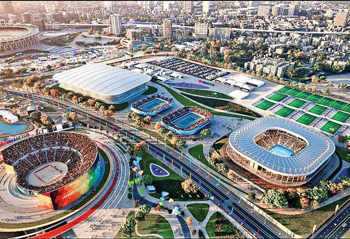 ExtremeWildlife's tweet photo. @PicturesFoIder This is India’s Ahmedabad Sports Complex, which is going to host the 2036 Olympic Games! 😍😍 https://t.co/Jn3JhtHUph