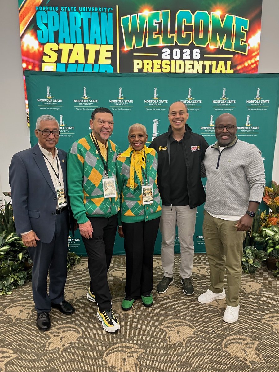 AGJayJones's tweet photo. (1/2) I was on NSU's campus yesterday with for the Homecoming celebrations! NSU is an important part of my family's story, with my maternal grandfather and my aunt serving as educators here. https://t.co/CPu8iiYeNO