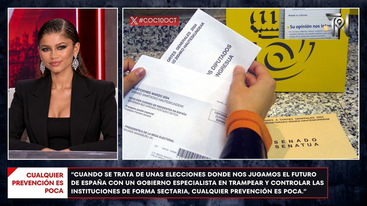 TerradoNews's tweet photo. 🎙️ @raquel_chica aviva la polémica electoral con una dura crítica al Gobierno.
📺 "Cuando está en juego el futuro de España y se cuestiona la neutralidad institucional, creo que toda precaución es poca."
⭕️ #CoC11Oct https://t.co/zLRZlvZzZq