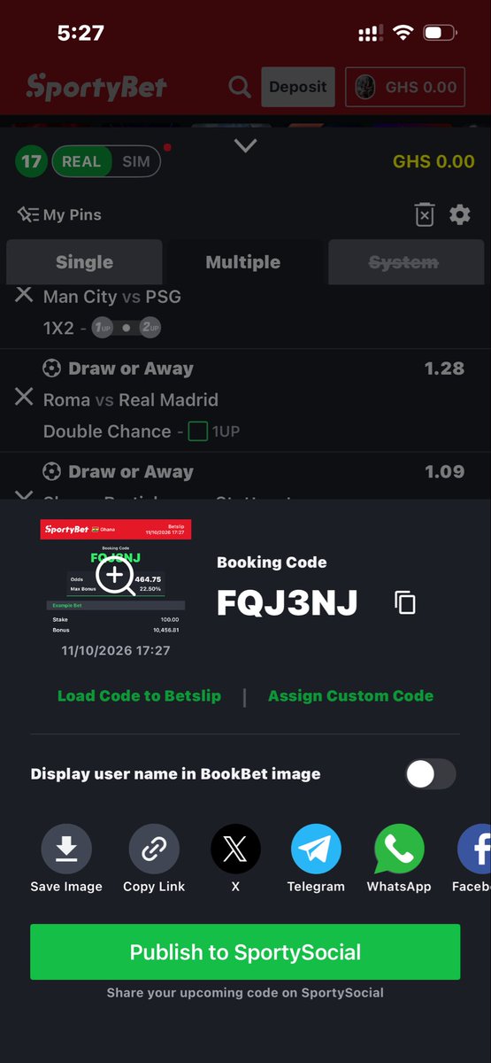kelvincolejnr's tweet photo. Champions league odds… 
482 odds 
I pray this becomes the bigger win we prayed for early this year🤲🏼❤️ https://t.co/aNM7TgBefD