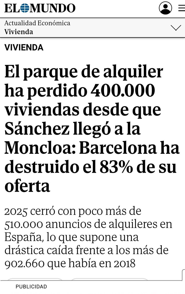 indomitatorRS2's tweet photo. #SOLONOSQUEDAVOX

Y el zubderío va y te cuenta que la inmigración descontrolada no tiene nada que ver con la vivienda... 😂😂😂😂😂 https://t.co/t5tOKyTqzy