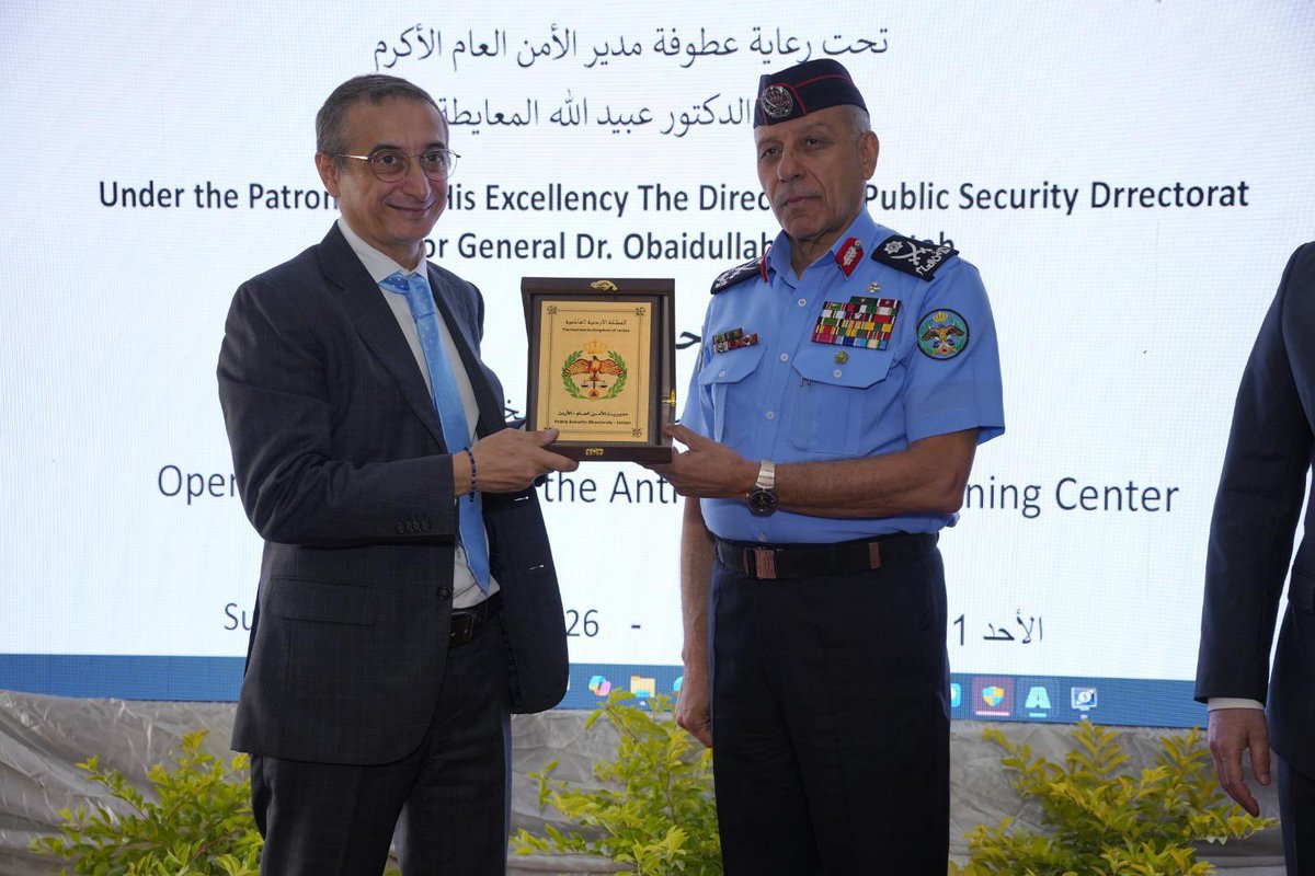 EUinJordan's tweet photo. 🇯🇴🇪🇺 The EU together w/ @Police_Jo inaugurated a new Anti-Narcotics Training Center, aiming to:
✔️Enhance specialized training.
✔️Improve officers’ skills and expertise.
✔️Strengthen Jordan’s capacity to combat drug trafficking and related crimes. https://t.co/IQ5nCruO5u