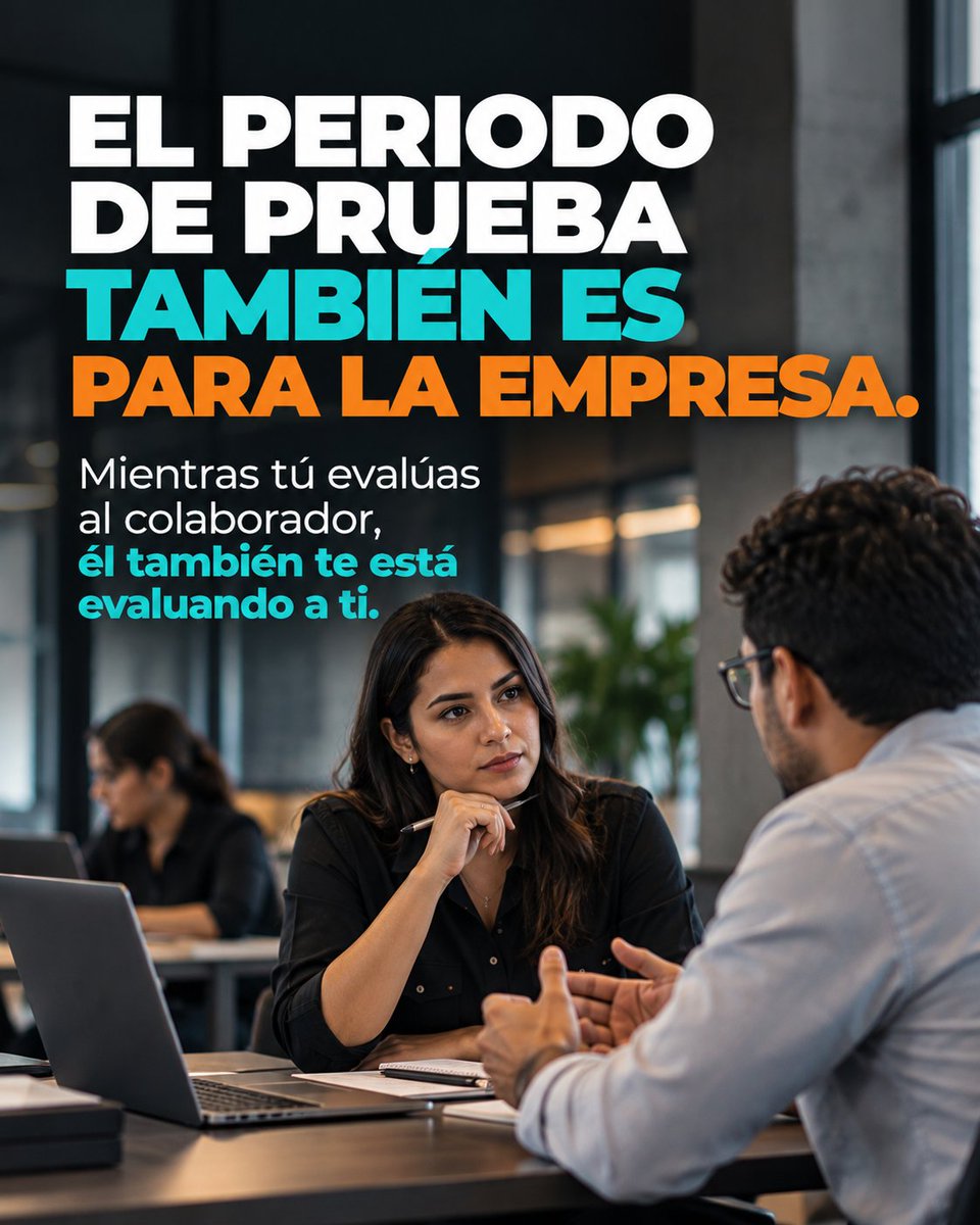 CaGiMoHe's tweet photo. El periodo de prueba también es para la empresa.

Mientras tú evalúas al colaborador, él también está evaluando cómo lideras, cómo acompañas y cómo funciona realmente tu organización.

🔗 Lee la reflexión completa en LinkedIn:
https://t.co/RBE1E2w2Uu https://t.co/6XAZWlmkyl