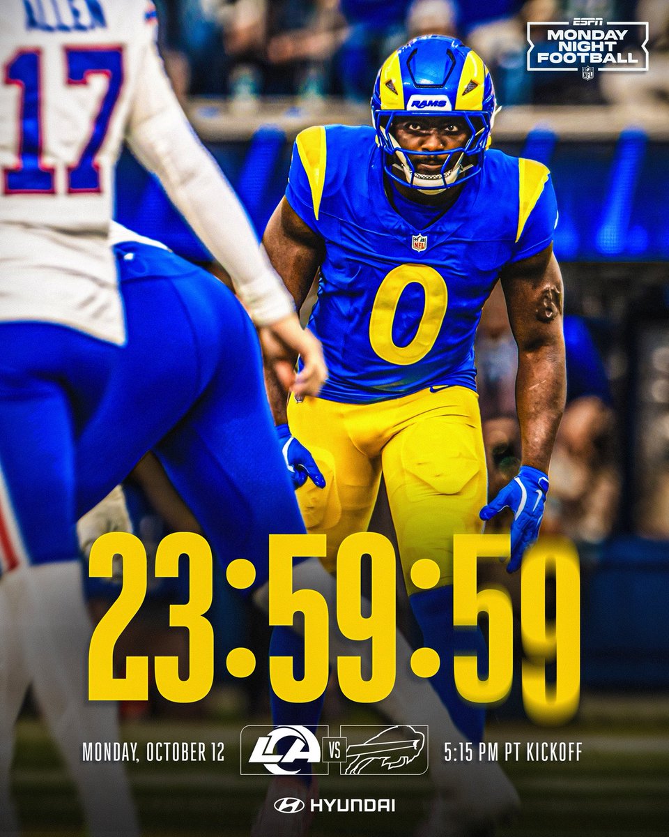 RamsNFL's tweet photo. SEE YOU AT THE RAMS HOUSE IN 24 HOURS!

🎟️: https://t.co/pKXY4L8QB6 https://t.co/D5cIsJI85l
