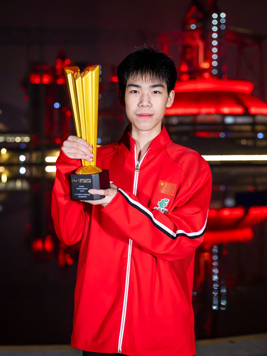 WTTGlobal's tweet photo. Big trophies and big dreams for the youth stars here at #ChinaYouthSmash🏆🌟

#TableTennis https://t.co/Y1TgfGtj7X