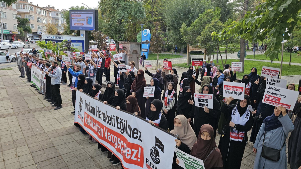 FurkanHareket6's tweet photo. Başkentin dört bir yanında, sokak sokak, meydan meydan adalet çağrımızı yükselttik! Bu mücadeleden vazgeçmeyeceğiz, adalet talebimizi haykırmaya devam edeceğiz!

#OzgürlükYürüyüşleri
ZulmeKarşı Meydanlardayız
Mücadelemiz AllahIçin https://t.co/NwgCmrgVsK