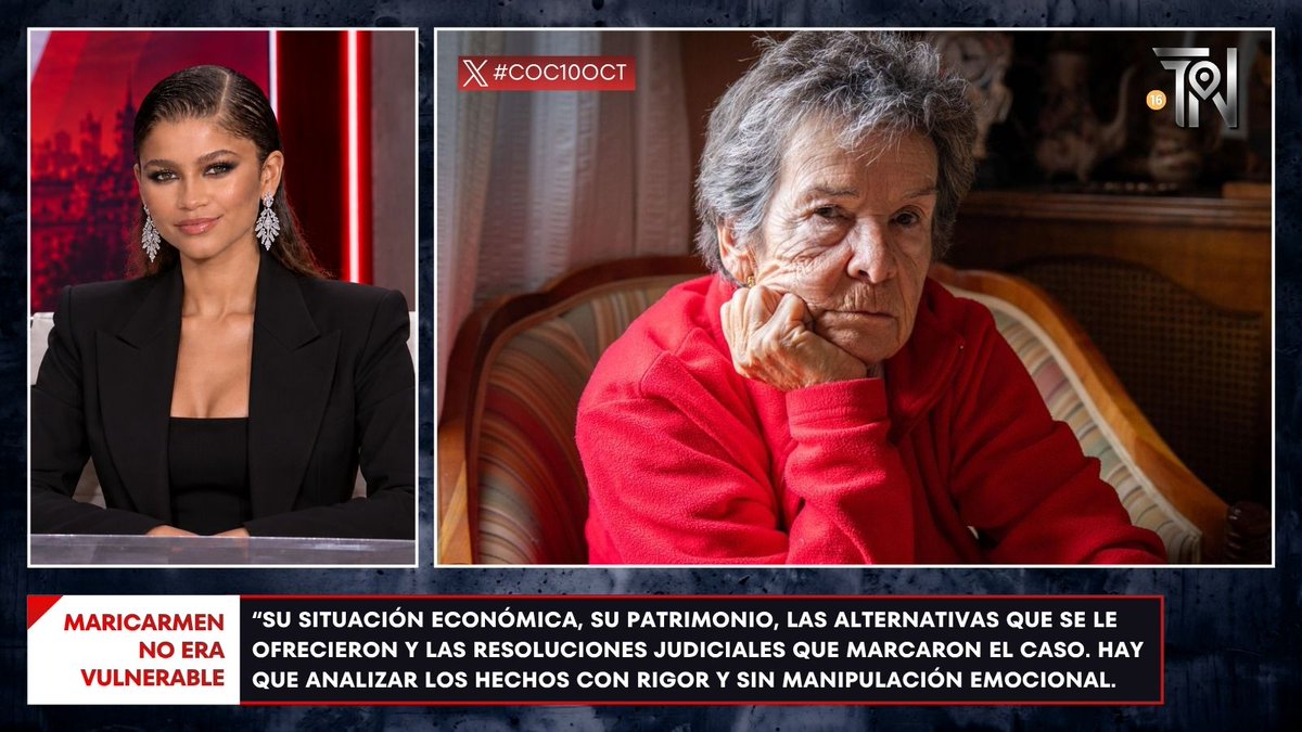 TerradoNews's tweet photo. 🎙️ @raquel_chica expone la versión del PP sobre el caso Maricarmen y pone el foco en los datos económicos y judiciales.
📺 "Hay que analizar los hechos con rigor y sin manipulación emocional. Se ofrecieron alternativas residenciales y hubo resoluciones judiciales."
⭕️ #CoC11Oct https://t.co/oTZNLyTbw1