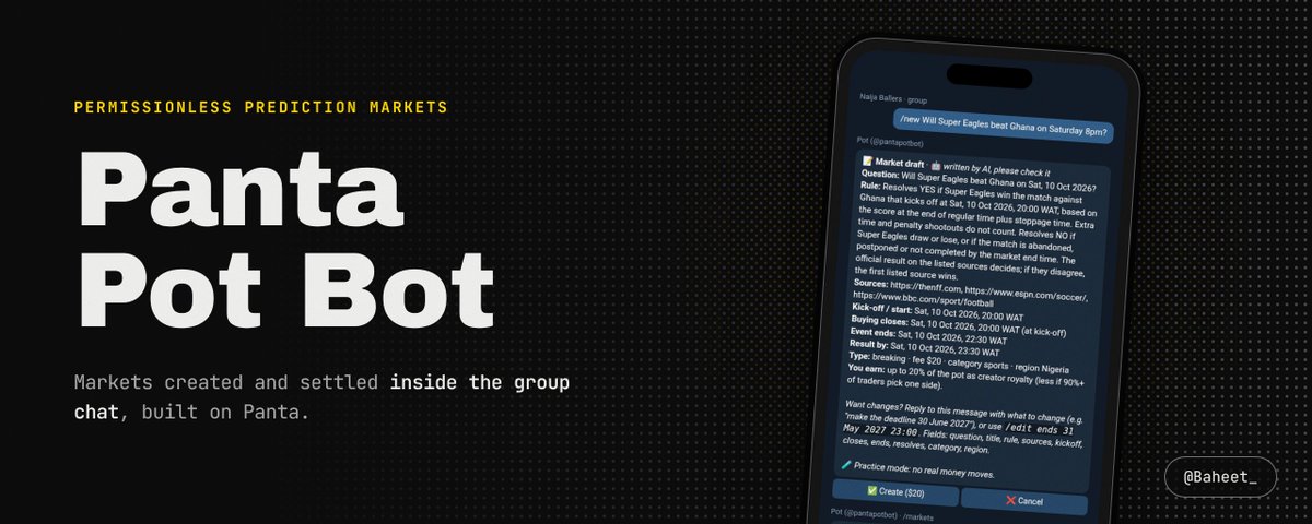 Why I Built a Prediction Market Bot for Group Chats