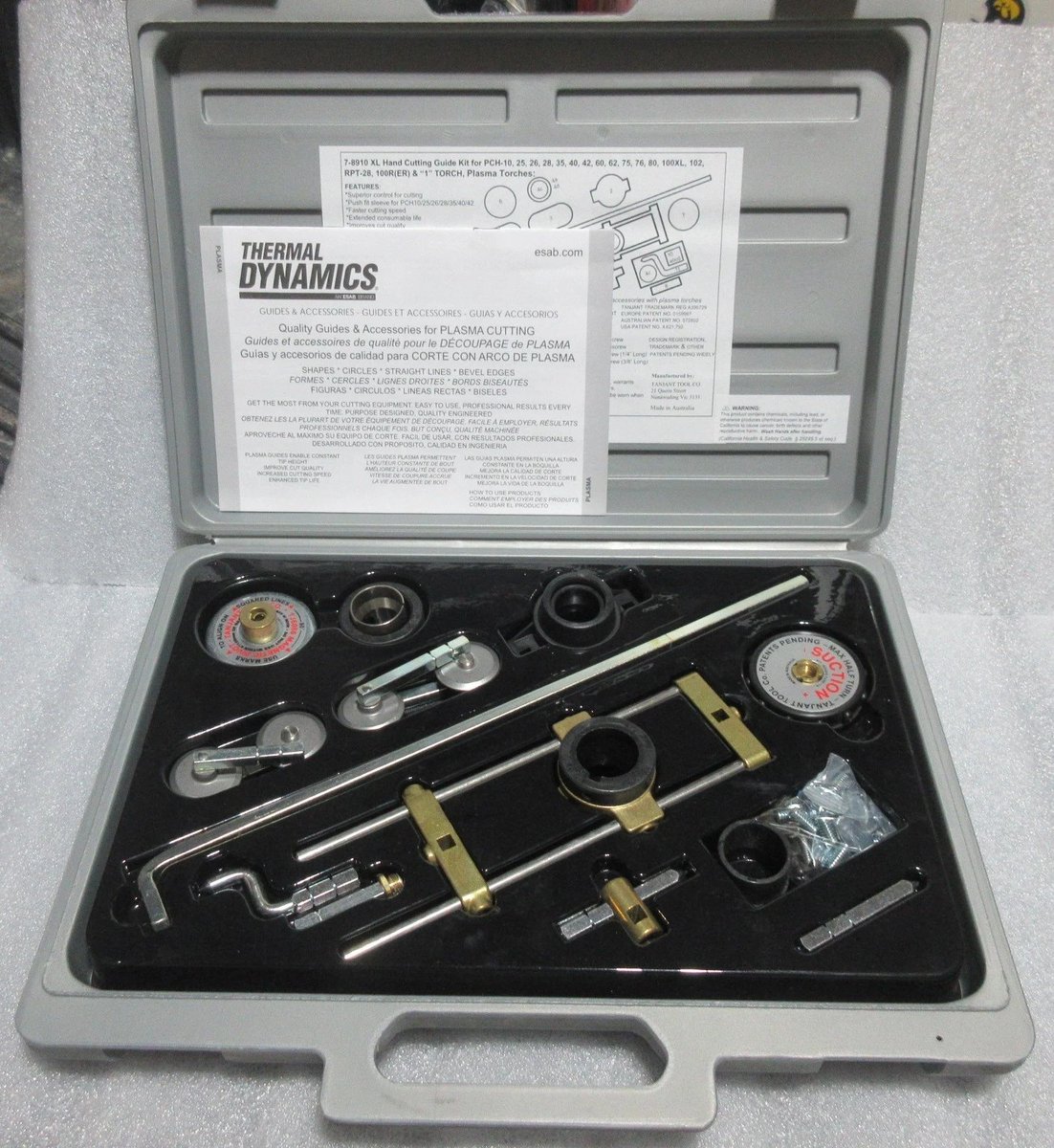 rusticrelics04's tweet photo. Thermal Dynamics Plasma Torch Guide Kit 7-8910 XL Tanjant Circle Radius Cutter https://t.co/JTLpSiDOW5 #eBay via @eBay #Welder #WeldingEngineer #Fabrication #Airgas #PrecisionCutting #Metalworking #Manufacturing #business #industrial #tools https://t.co/bJJopxTthb