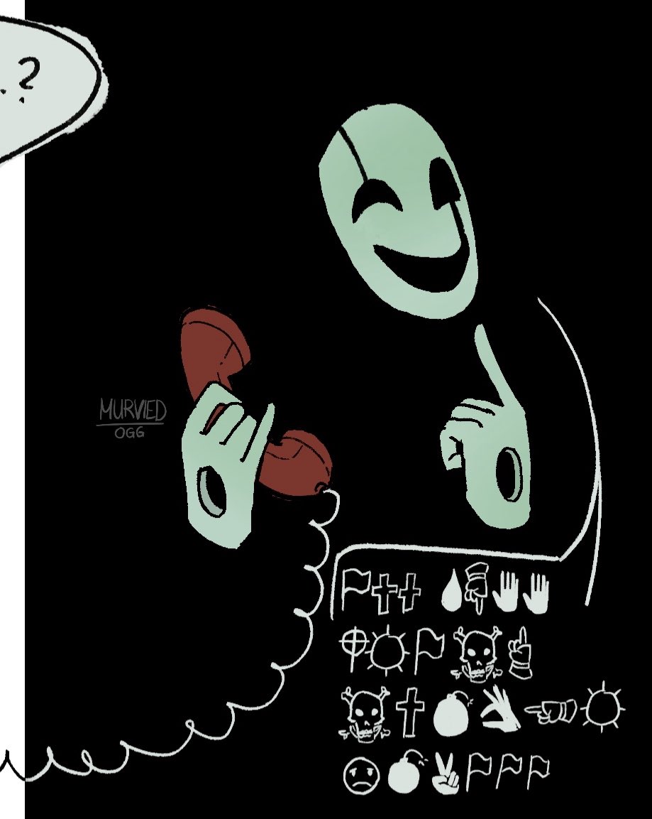 murvied_ogg's tweet photo. 9. Mystery call #dronetober2026 #murderdrones #deltarune https://t.co/1QvkiIQSSX