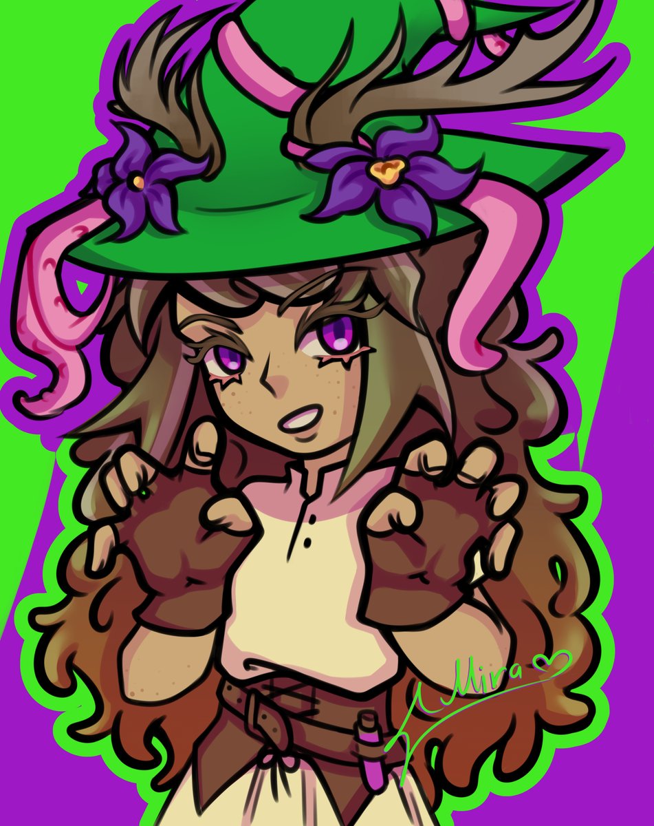Mirayaqwe's tweet photo. Gwylan but scary¿??¿??¿¿
cw: Bright colors:p https://t.co/Vi1HtPSOE5