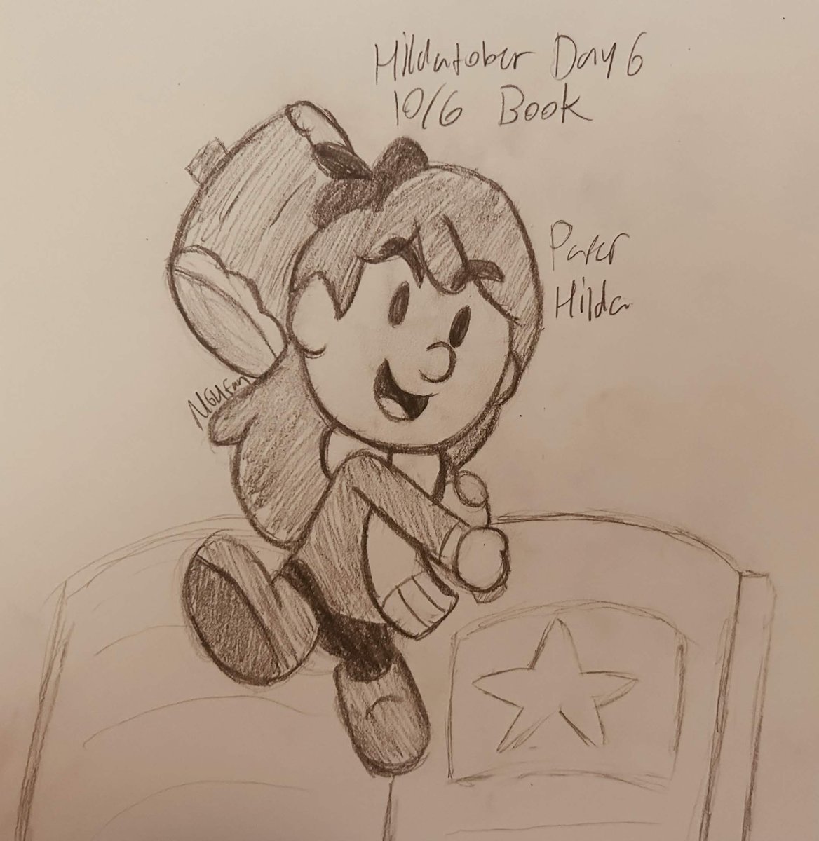 m64fan's tweet photo. More Hildatober sketches! From 10/6 to 10/11 #Hilda #hildafandom https://t.co/eFwEdkAlFR