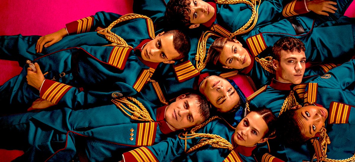 simongreening's tweet photo. Last night I watched the first ep of #MinervaAcademy on @NetflixUK (from 🇮🇹). It’s another Elite: students acting way older than they actually are but this time in a military training school. The stakes are over the top/camp with everyone trying to snag a mentor/dress sword! 6/10 https://t.co/9IhRoH9sn4