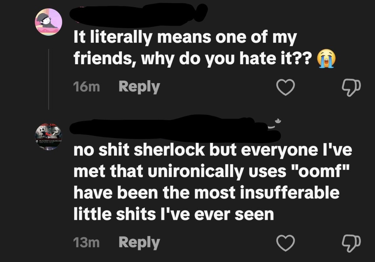 Naseopux's tweet photo. They'll kill you on tiktok if you use the word "oomf" https://t.co/oAjUSBUfnK