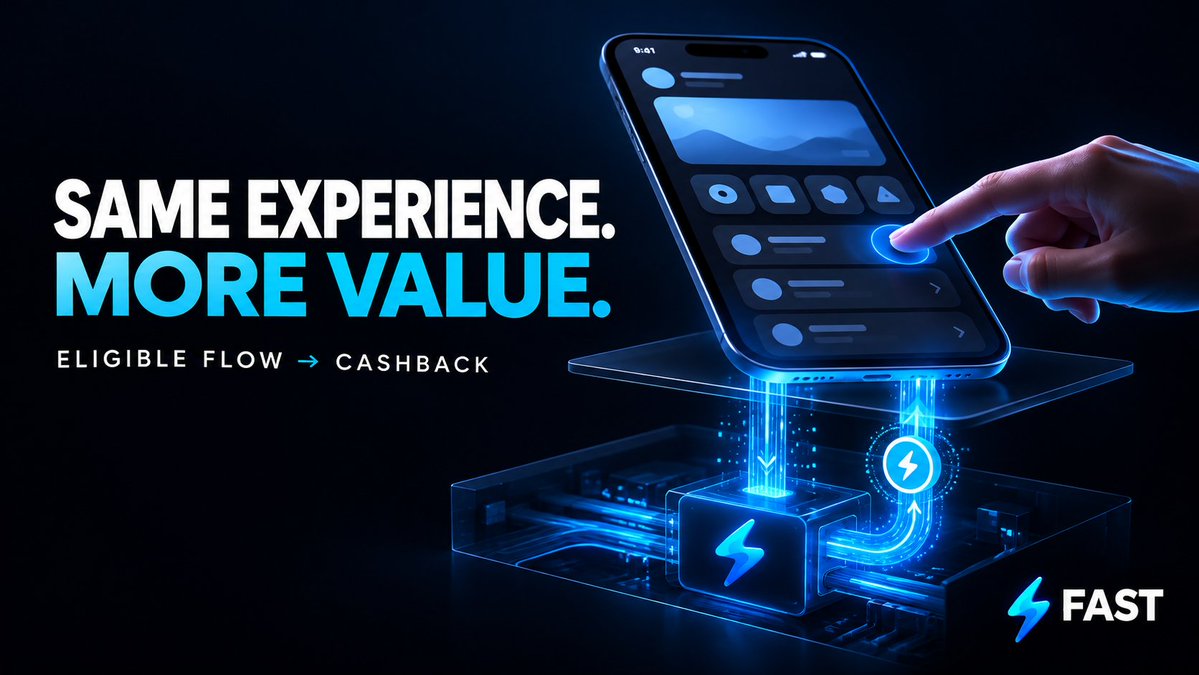 landfast_io's tweet photo. Your users don’t need a different experience for your app to create more value from its transaction flow.

With Fast, eligible transactions can generate cashback in the background while users keep interacting with the product as usual.
Nothing needs to change on their side.

The app keeps the same flow, while the transaction layer gets an additional layer to capture value from the activity.

That cashback can then become a new revenue stream for the product or be shared back with users.

That means better economics without making the product more complicated.