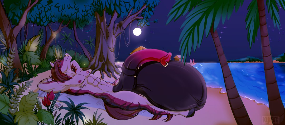 Shockyhorse's tweet photo. just doing a little bit of moon bathing what you doing? https://t.co/wkkZMdQIRv