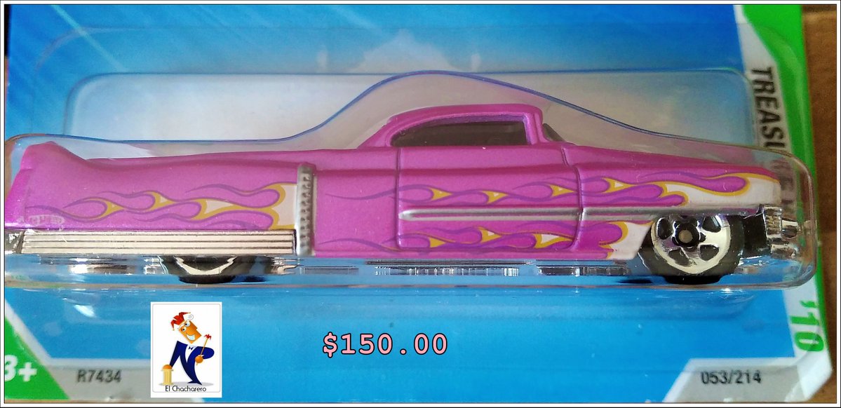 elchacharero's tweet photo. 2009 Treasure Hunt, Hot Wheels Coleccionable, Custom Cadillac '53, Raro Dificil de Conseguir, $150.00 Pachuca. https://t.co/qXZ45NzGAa