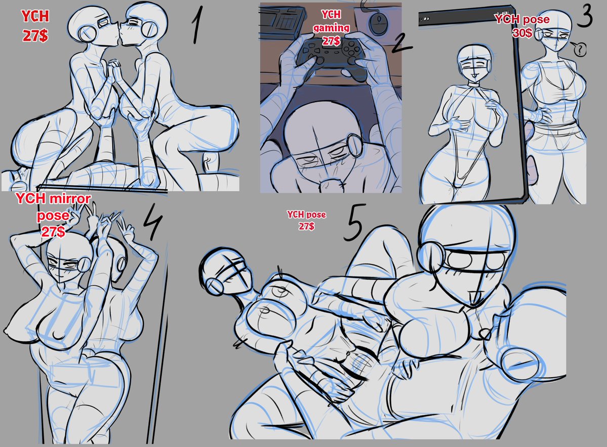 hyperligtcomodo's tweet photo. Compilation of recent ychs! feel free to ask any questioN! any gender or species work! for taking three or more pose 25% off! any submission is a huge help, thank yoU! https://t.co/1fam3TxkhG