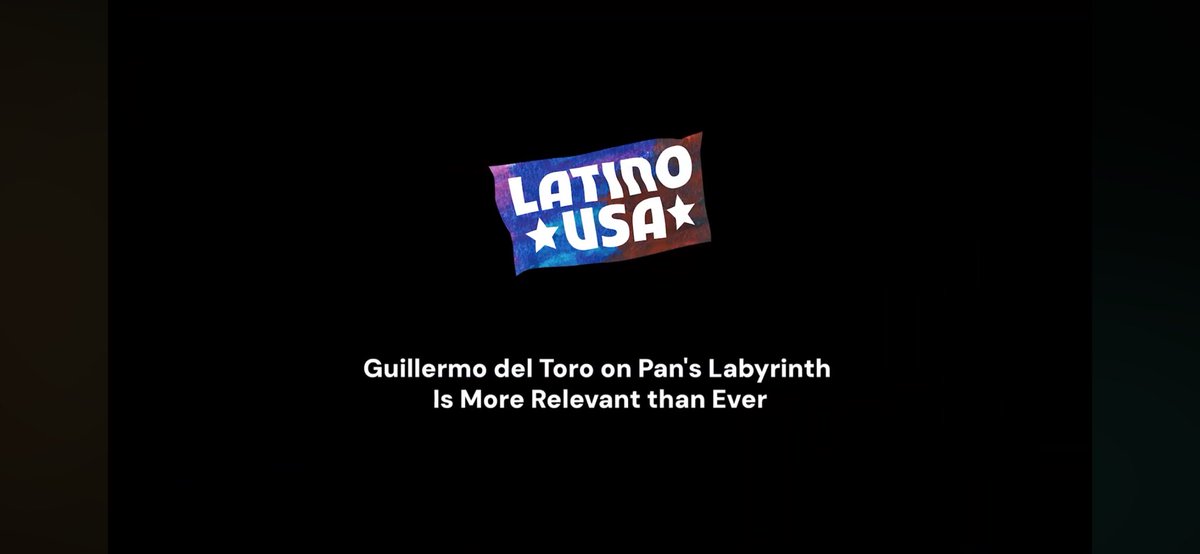 gdeo's tweet photo. A great conversation with @RealGDT about @PansLabyrinth20 with @Maria_Hinojosa @LatinoUSA watch it here: https://t.co/ZYDqWbg0nU #PansLabyrinth #GuillermodelToro #LatinoUSA #MariaHinojosa https://t.co/spjmIDgseX