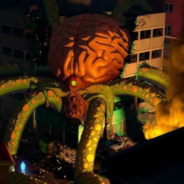 NickHintonn's tweet photo. Elon uses the “smiley face shoggoth” meme to describe AI. And “shoggoths” look a lot like the tentacled creatures from Watchmen’s fake alien invasion. So, maybe we are being subconsciously prepared for an AI version of Blue Beam. Yet, just like in the comics, it seems it will cause chaos rather than peace, because many people already know about this false flag.