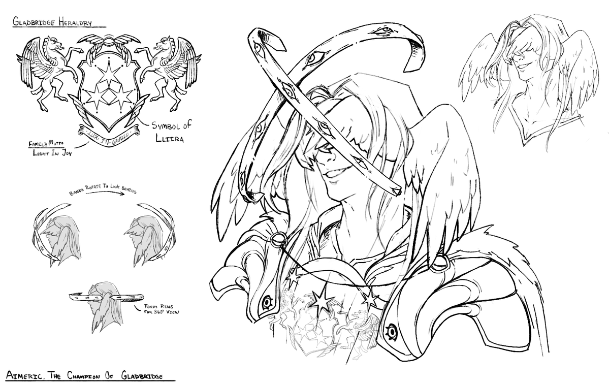 Pyronaynia's tweet photo. I made some character sheets for some of the NPCs in our #dnd campaign! ✨🐦‍⬛🦄 #conceptart #characterdesign https://t.co/Up3dkoCaZZ