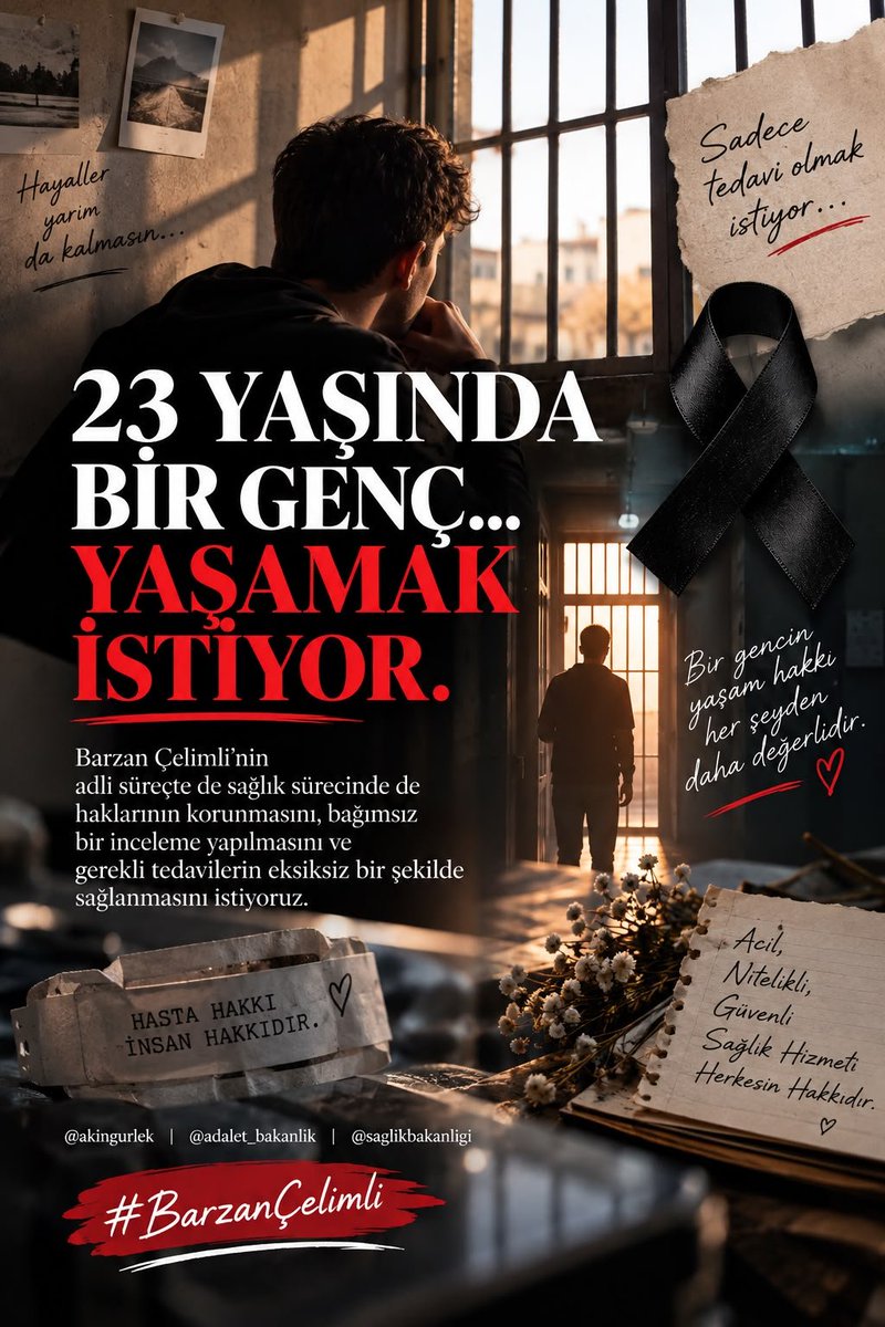 Aytencagdavul's tweet photo. #Barzan Çelimli Konya E tipi cezaevindeki hasta olan Barzan Çelimli için adalet istiyoruz https://t.co/08gQoMQt5k