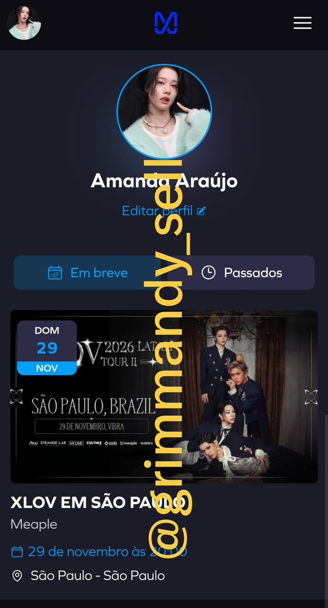 grimmandy_sell's tweet photo. vendo meu ingresso SUPER XLOV VIP EXPERIENCE - Inteira pelo valor que paguei

R$ 2.507,17 https://t.co/dRgOG75Q2B