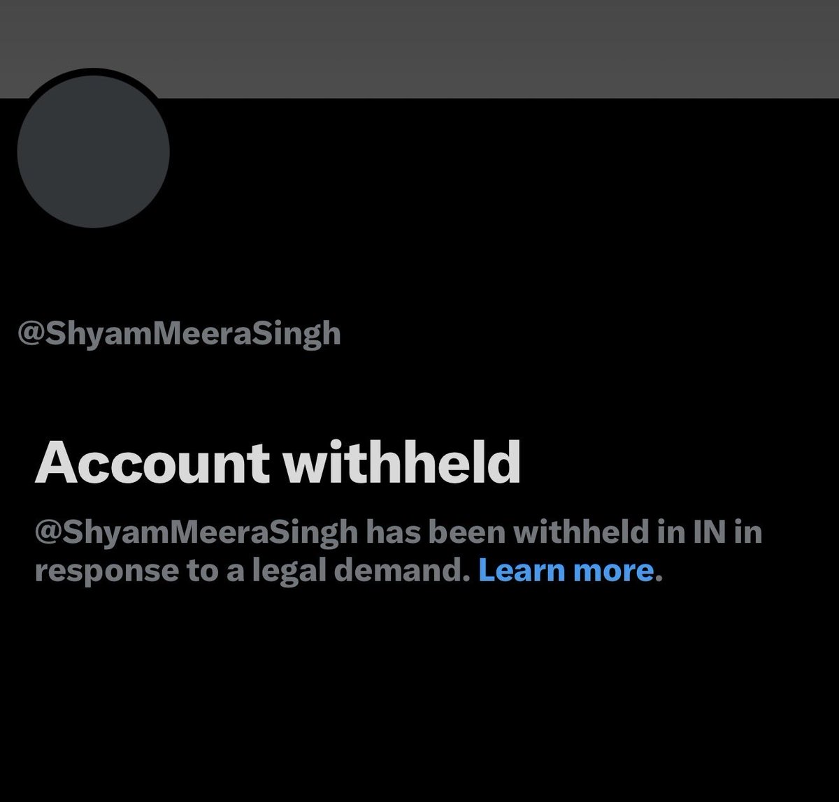 garrywalia_'s tweet photo. shyam meera singh withheld in india 

TOO much democracy 😳 https://t.co/bNYQVtSWB3