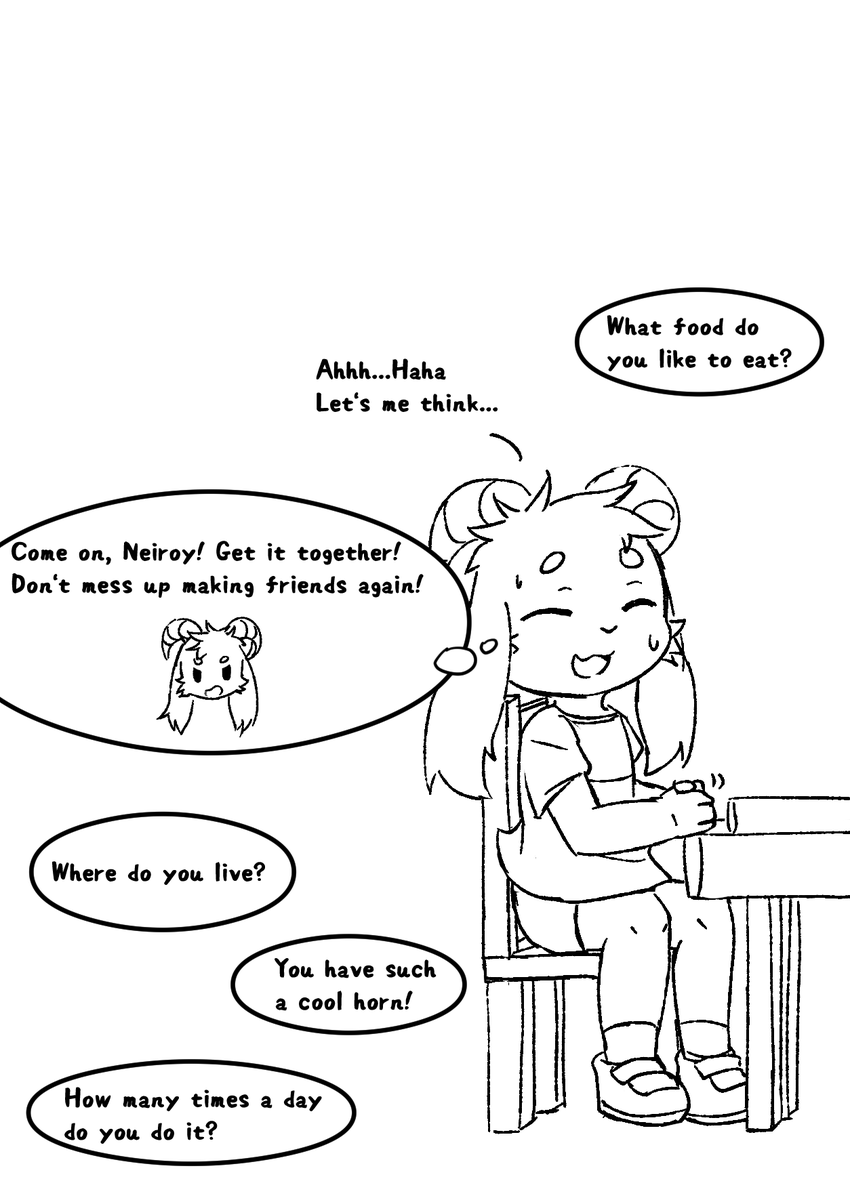 WhyWhyOUO's tweet photo. https://t.co/KDuc3dYkYA
【Chapter 2】
Hello,friends.🐐
I am trying to strat translate my comic into English. 
Wish you like it 🙏 https://t.co/hGqT3zgsBa