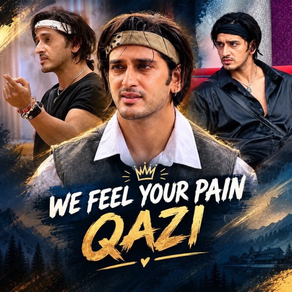 okivurs's tweet photo. @Mr_AYAN__KHAN_7 One man standing strong against the entire house. You do not need a fake group when you have the support of millions of real viewers outside.
WE FEEL YOUR PAIN QAZI https://t.co/4d37IR62sk