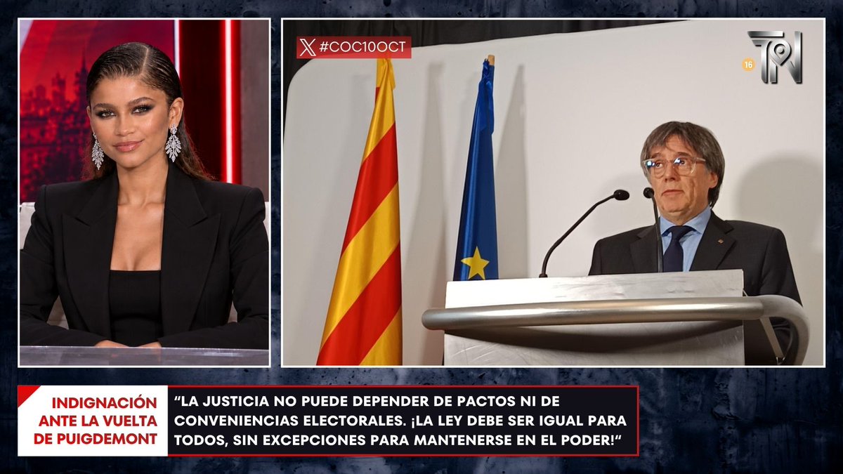 TerradoNews's tweet photo. ⚖️ @raquel_chica cuestiona el impacto de la amnistía en la independencia judicial y la igualdad ante la ley.
📺 "La polémica vuelve a poner el foco en la separación de poderes y los acuerdos políticos que condicionan la gobernabilidad."
⭕️ #CoC11Oct https://t.co/Qqw8wzMOKk