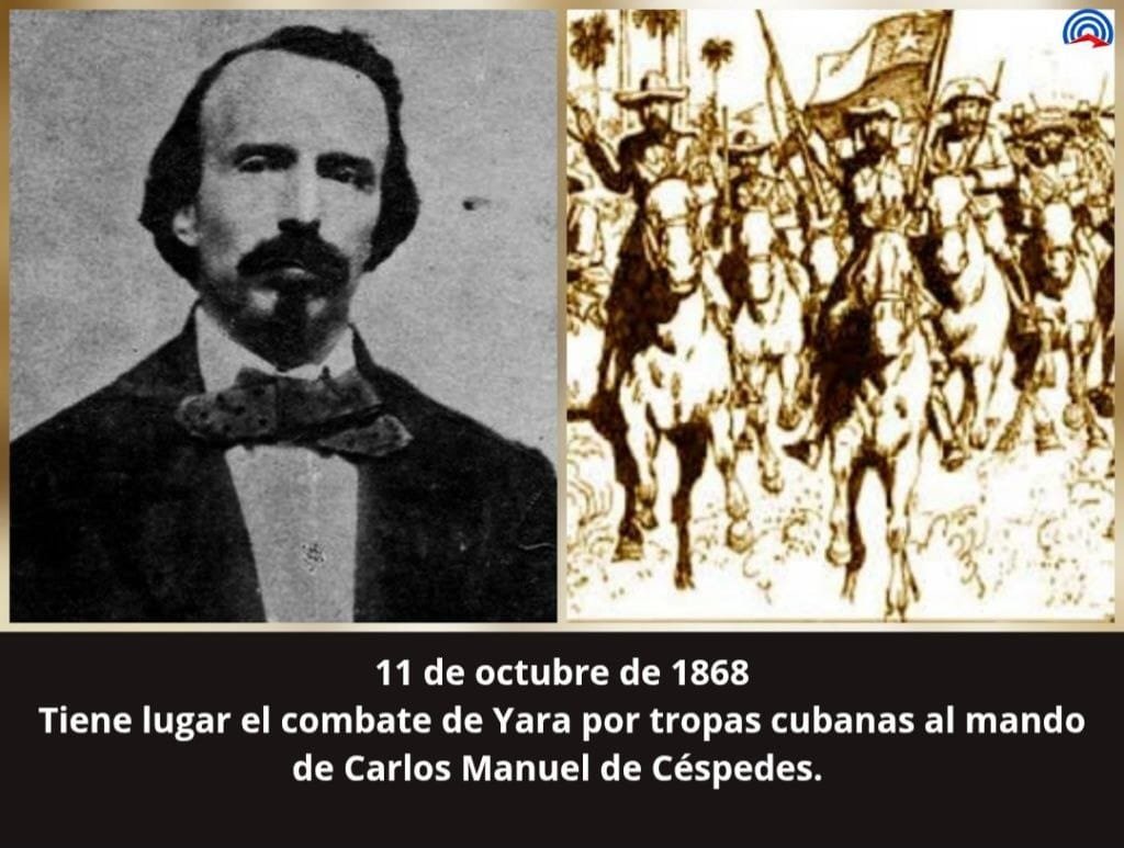 RadioHabanaCuba's tweet photo. #CubaViveEnSuHistoria 🇨🇺
El 11 de octubre de 1868, apenas un día después del alzamiento de #CarlosManuelDeCéspedes en La Demajagua, los independentistas cubanos se enfrentaron a las tropas españolas en #Yara, en el Oriente de #Cuba. ⤵️ https://t.co/hMZlNZFjyF