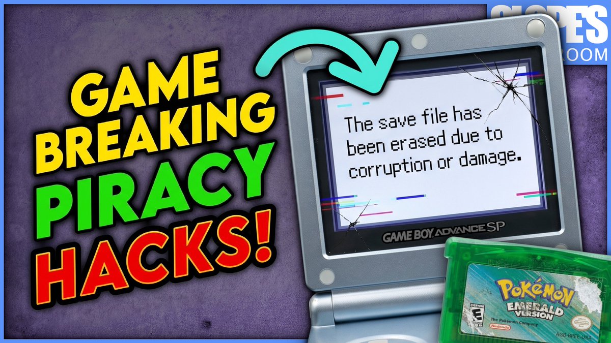 SlopesGameRoom's tweet photo. https://t.co/x23huGZUBm
Ever scored a "cheap" Pokémon Emerald cart only to be hit with THIS screen after 40 hours of gameplay? Bootlegs might save you a few bucks, but they’ll cost you your childhood. Let’s talk about the crazy piracy hacks that completely BREAK your games! https://t.co/bb3KD25RH1