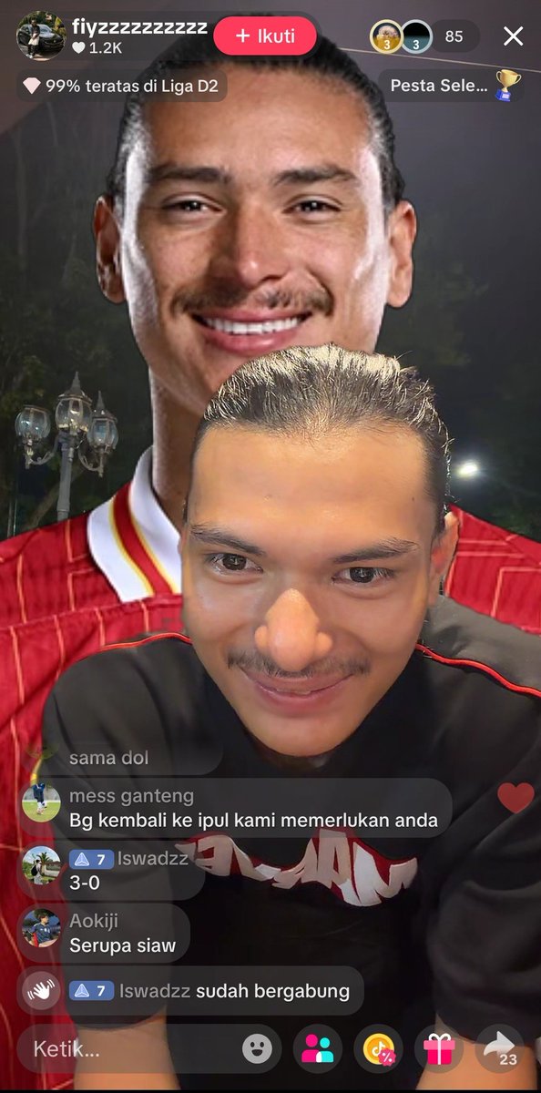 eiirza's tweet photo. @thejurgenholic @thejurgenholic Nunez live tiktok guys https://t.co/SGXjJ8JbFC